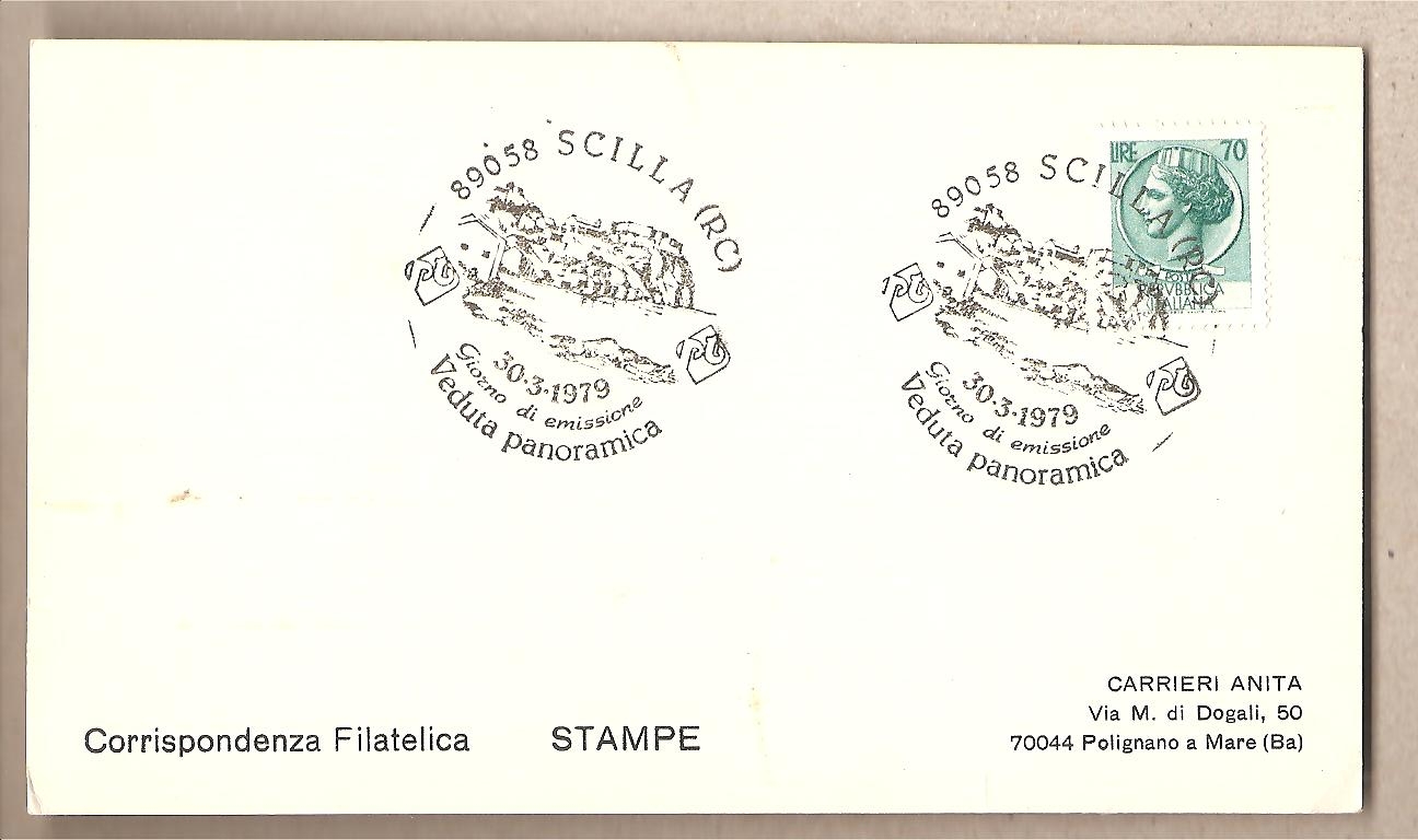 41265 - Italia - cartolina con annullo speciale: Scilla (RC) - 1979