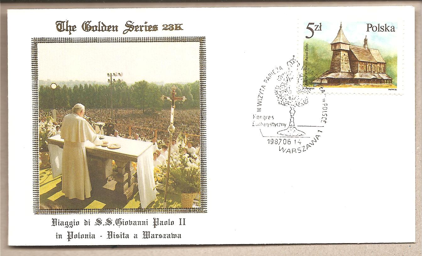 41356 - Polonia - busta con annullo speciale: Visita di S.S. Giovanni Paolo II - 1987