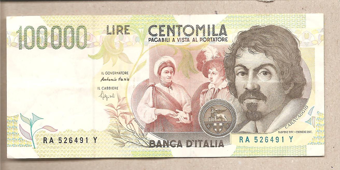 41663 - Italia - banconota circolata da 100.000 Lire - 1994