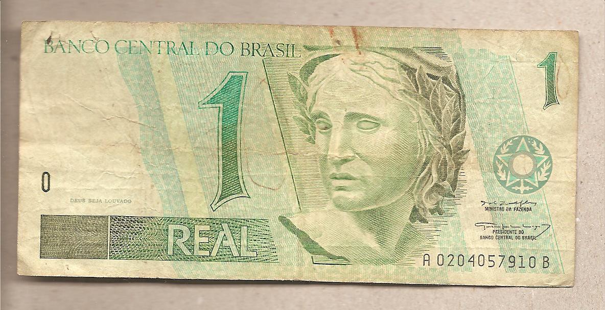 41835 - Brasile - banconota circolata da 1 Real - 1995