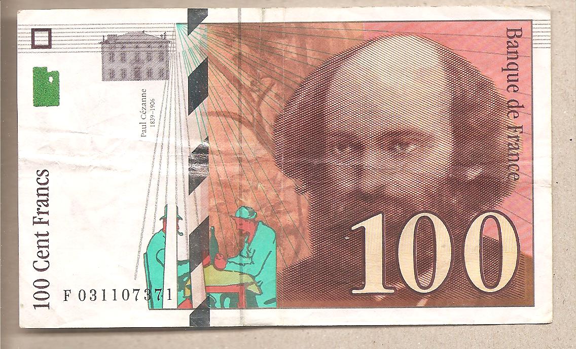41853 - Francia - banconota circolata da 100 Franchi - 1997