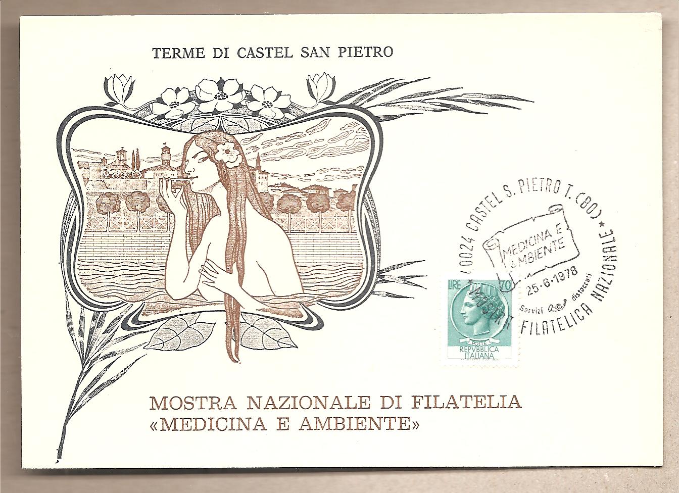 41941 - Italia - cartolina con annullo speciale: Medicina ed Ambiente - 1978