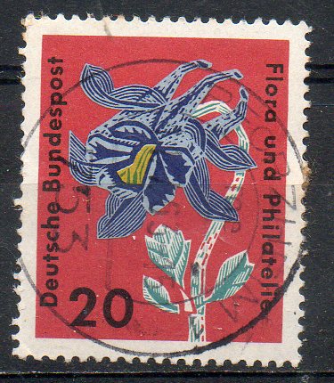 41980 - GERMANIA GERMANY 1963 - Espos.  Flora e Filatelia  ad Amburgo. 2val. usati - UNIF. nr. 264/266
