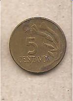 42312 - Perù - moneta circolata da 5 Centesimi - 1973