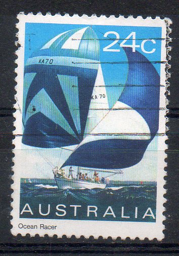 42351 - AUSTRALIA 1981 - Imbarcazioni da gare oceaniche. 24c. usato - Scott. 816-A310