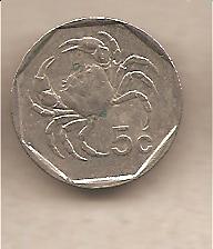 42409 - Malta - moneta circolata da 5 centesimi - 1991