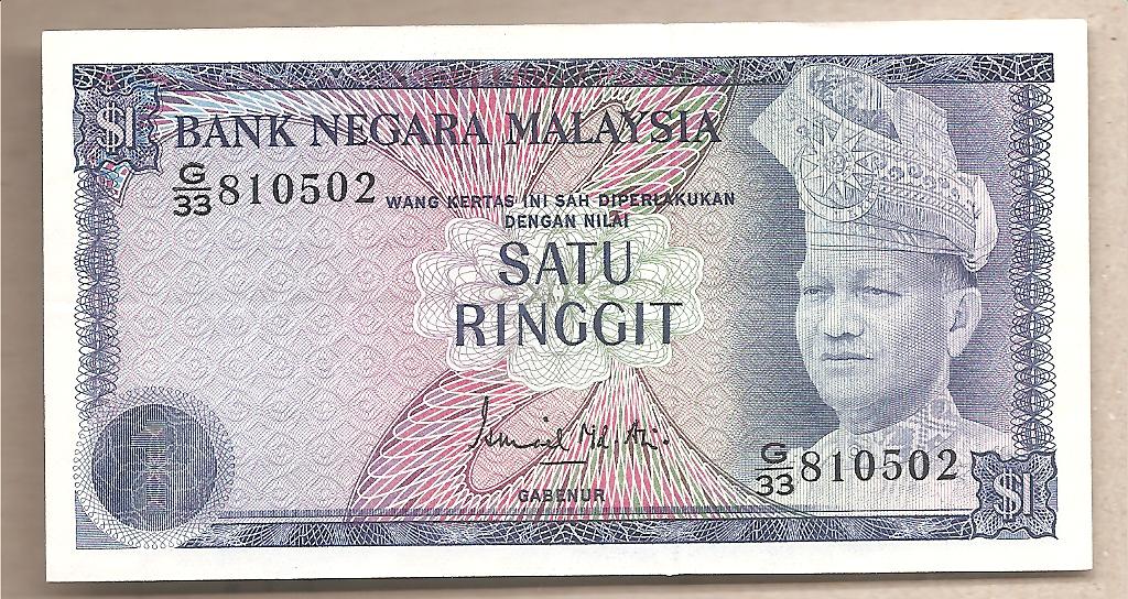 42569 - Malesia - banconota non circolata FdS da 1 ringgit - 1976
