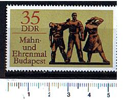 44247 - D.D.R.	1976-Yvert 1845  Monumento commemorativo di Budapest. - 1 valori serie completa nuova