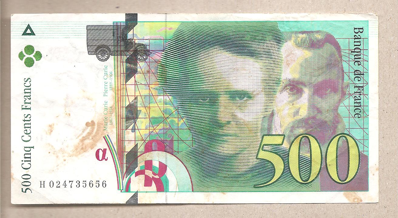 50195 - Francia - banconota circolata da 500 Franchi P-160a.1 - 1994