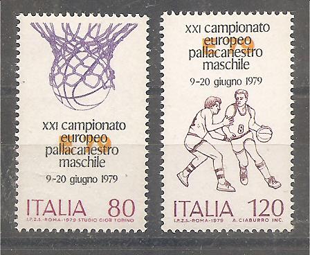 50318 - Italia - serie completa nuova: 21 campionato europeo di pallacanestro - 1979 * G