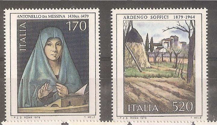 50324 - Italia - serie completa nuova: Arte Italiana - 6 serie - 1979 * G