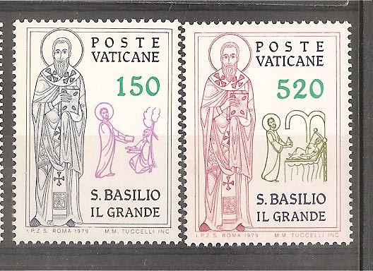 50366 - Vaticano - serie completa nuova: 16 Centenario della morte di San Basilio il Grande - 1979 * G