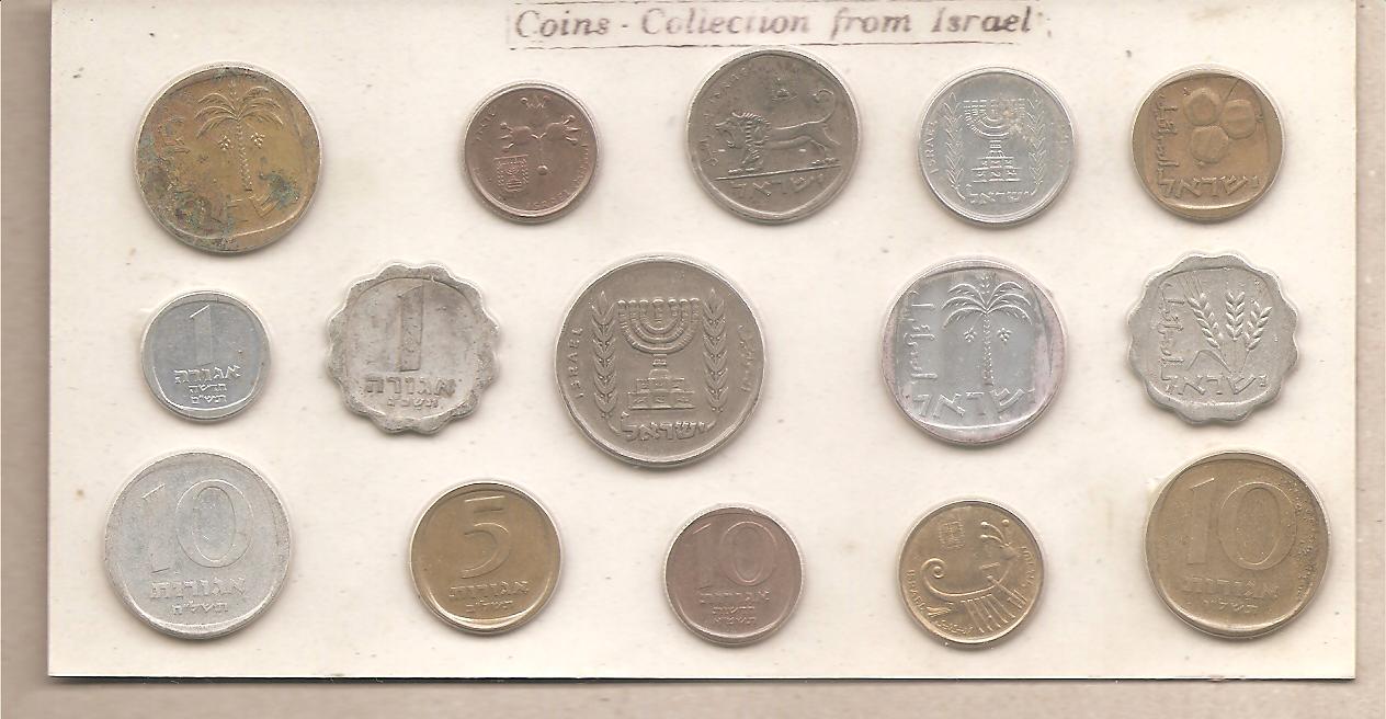 50413 - Israele - Coins Collection - 15 monete diverse