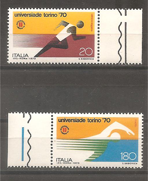 50561 - Italia - serie completa nuova: Universiadi di Torino - 1970 * G