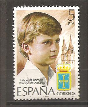 50574 - Spagna - serie completa nuova: Omaggio al Principe delle Asturie - 1977 * G