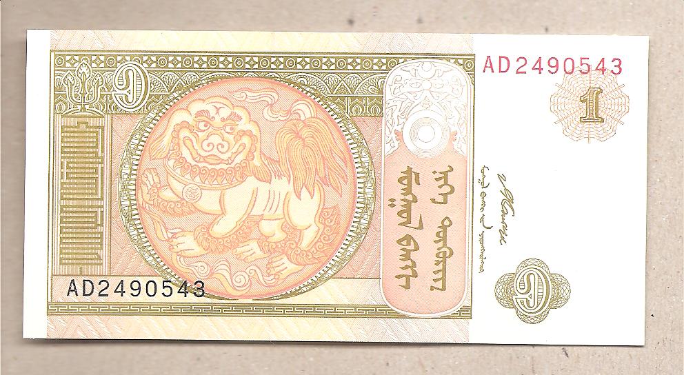 50651 - Mongolia - banconota non circolata FdS da 1 Tgrg - P-61Aa - 2008