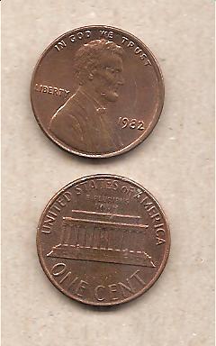 50683 - USA - moneta circolata da 1 centesimo - 1982