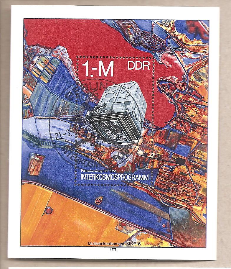 50796 - DDR - foglietto FDC con annullo speciale Michel Block 52: Space Travel - 1978 *G