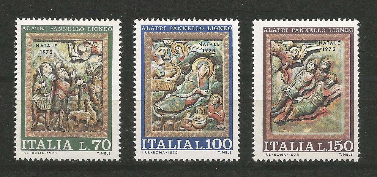 51291 - ITALIA - 1975 - Natale - 3 val. cpl. nuovi - Unificato 1319/21 - (ITA002)
