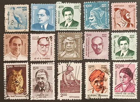 52143 - 15 francobolli usati