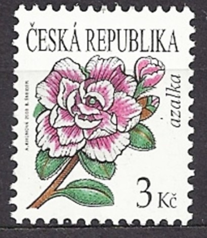 52394 - 2008 Repubblica Ceca Azalea 3 kc - nuovo