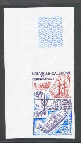 6129 - 1979 Nuova Caledonia - non dentellato  - ... veliero e nave