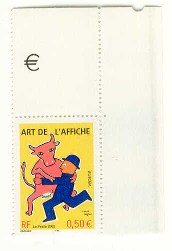 6598 - 2003 Franca Eur. 0.50 - francobollo nuovo
