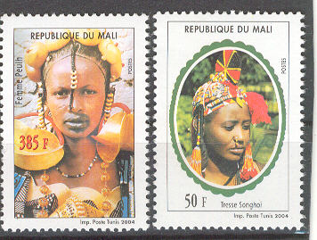 8832 - 2004 Mali 385f + 50f  - donne - nuovi **