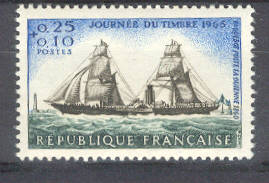 9027 - 1965 Francia 0.25 - nuovo