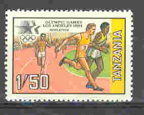 970 - Tanzania - olimpiadi di Los Angeles 1984 - **