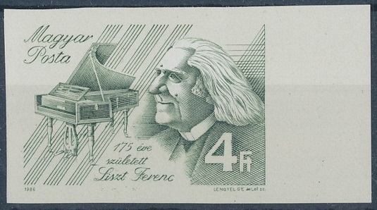 1986 Ungheria - francobollo non dentellato