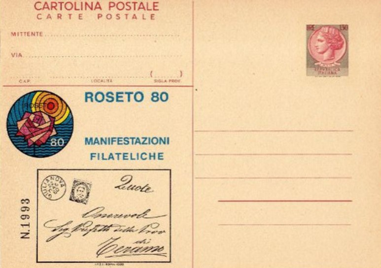 Intero Postale - cartolina postale