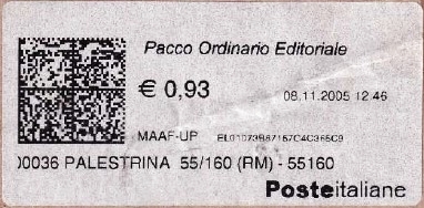 Olivetti - Pacco ordinario editoriale