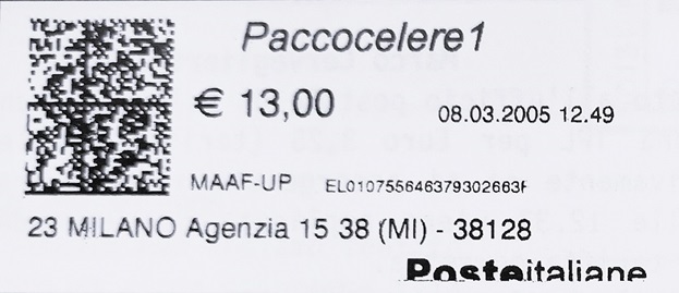 Olivetti - Pacco celere 1