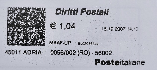 Olivetti - Diritti Postali