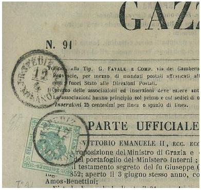 11 aprile 1855 Gazzetta Piemontese