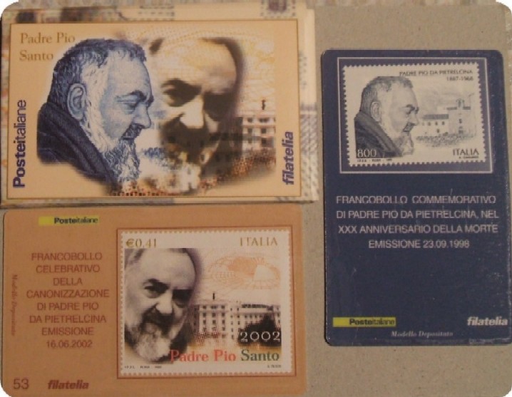 Tessera Padre Pio 2002