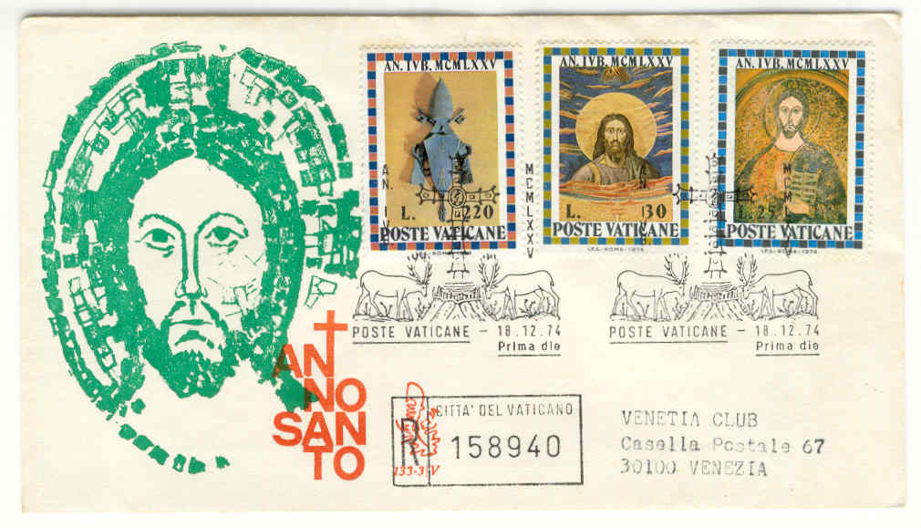 11363 - Vaticano - busta fdc Anno Santo (Venetia 133-3V)