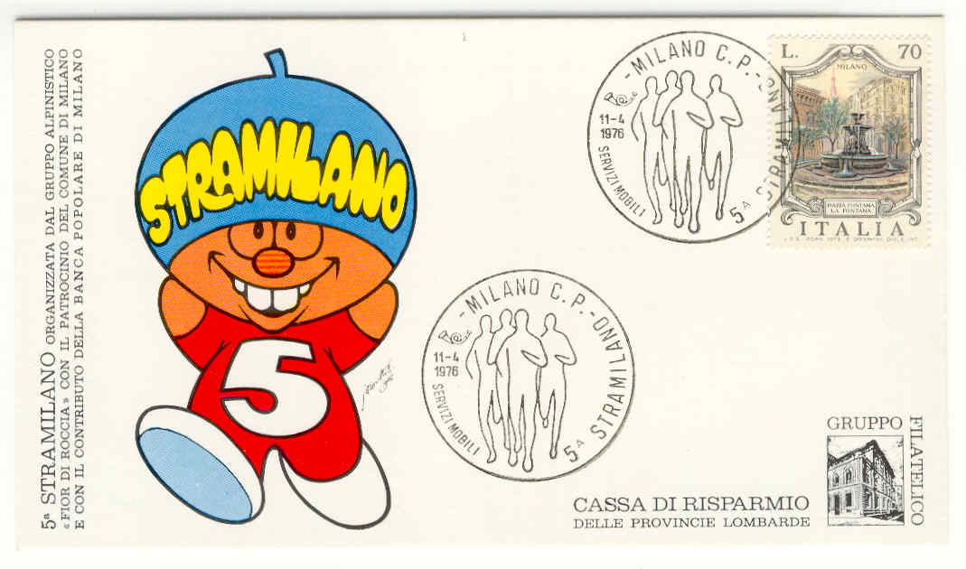 11688 - Italia - cartolina con annullo speciale 5 Stramilano