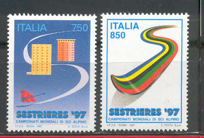 11777 - 1997 - Mondiali di Sci L.750 + L.850 - **