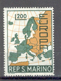 12671 - San Marino - serie completa nuova: Europa CEPT 1967