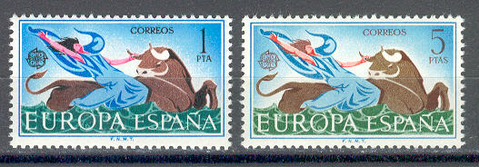 12673 - Spagna - serie completa nuova: Europa CEPT 1966