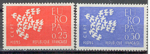 12678 - Francia - serie completa nuova: Europa CEPT 1961