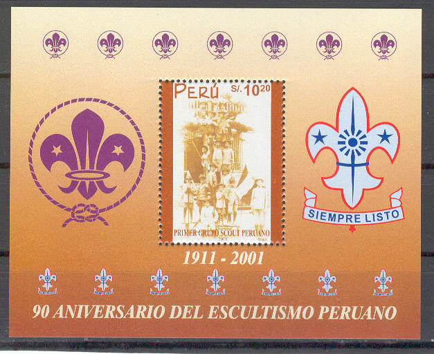 13213 - Per - BF nuovo: 90 anniversario degli scout in Per