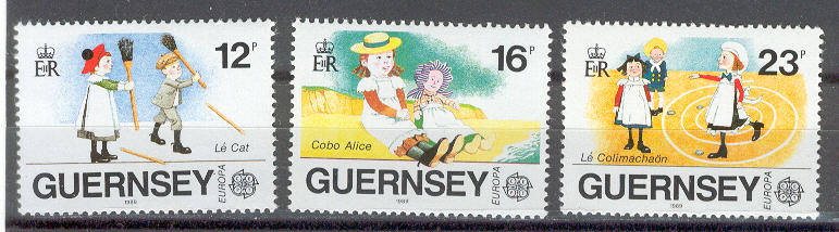 13315 - Guernsey - serie completa nuova: Europa CEPT 1989