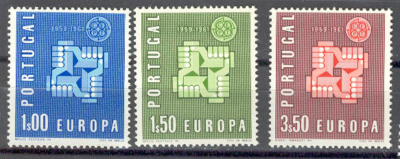 13400 - Portogallo - serie completa nuova: Europa CEPT 1961