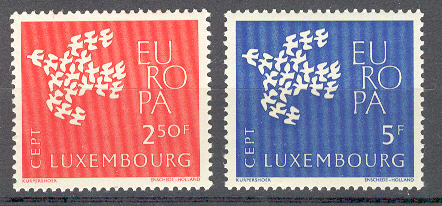 13460 - Lussemburgo - serie completa: Europa CEPT 1961