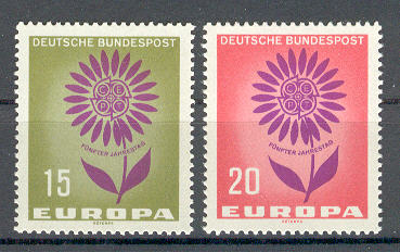 13462 - Germania Occidentale - serie completa: Europa CEPT 1964