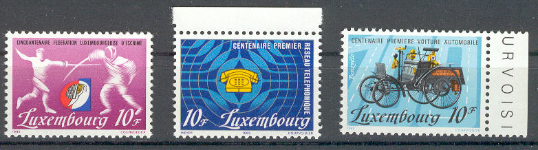 13602 - Lussemburgo - serie compelta nuova: Anniversari diversi 1985