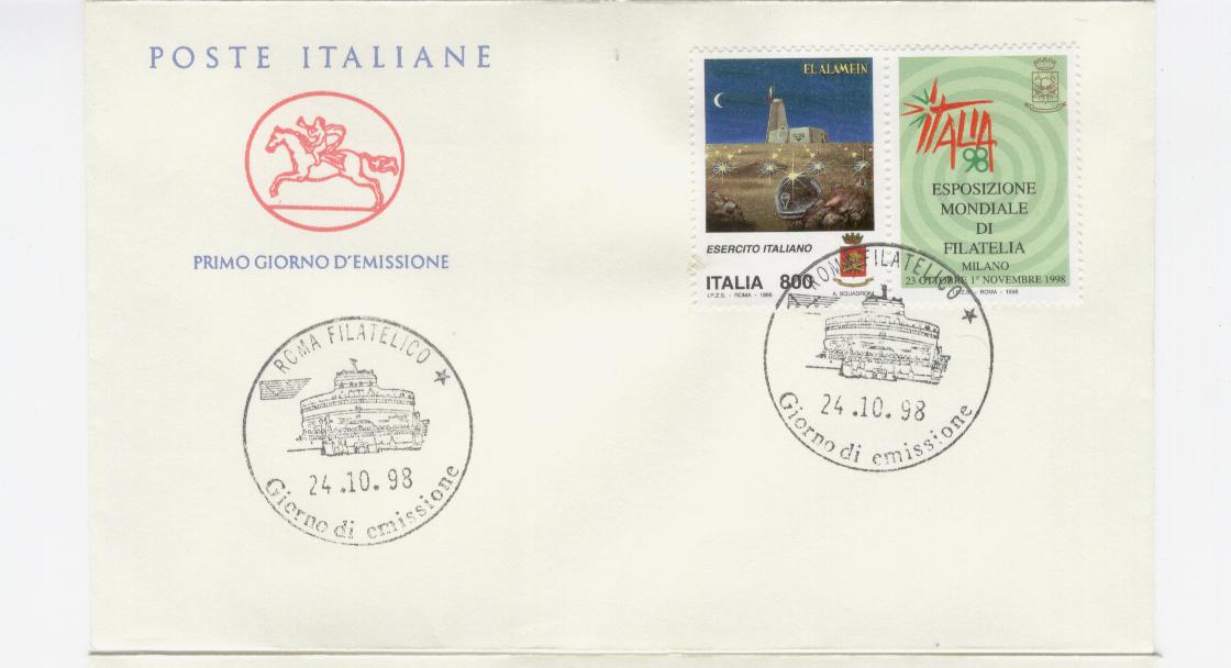 16541 - Italia - busta fdc: Forze armate. Esercito+appendice